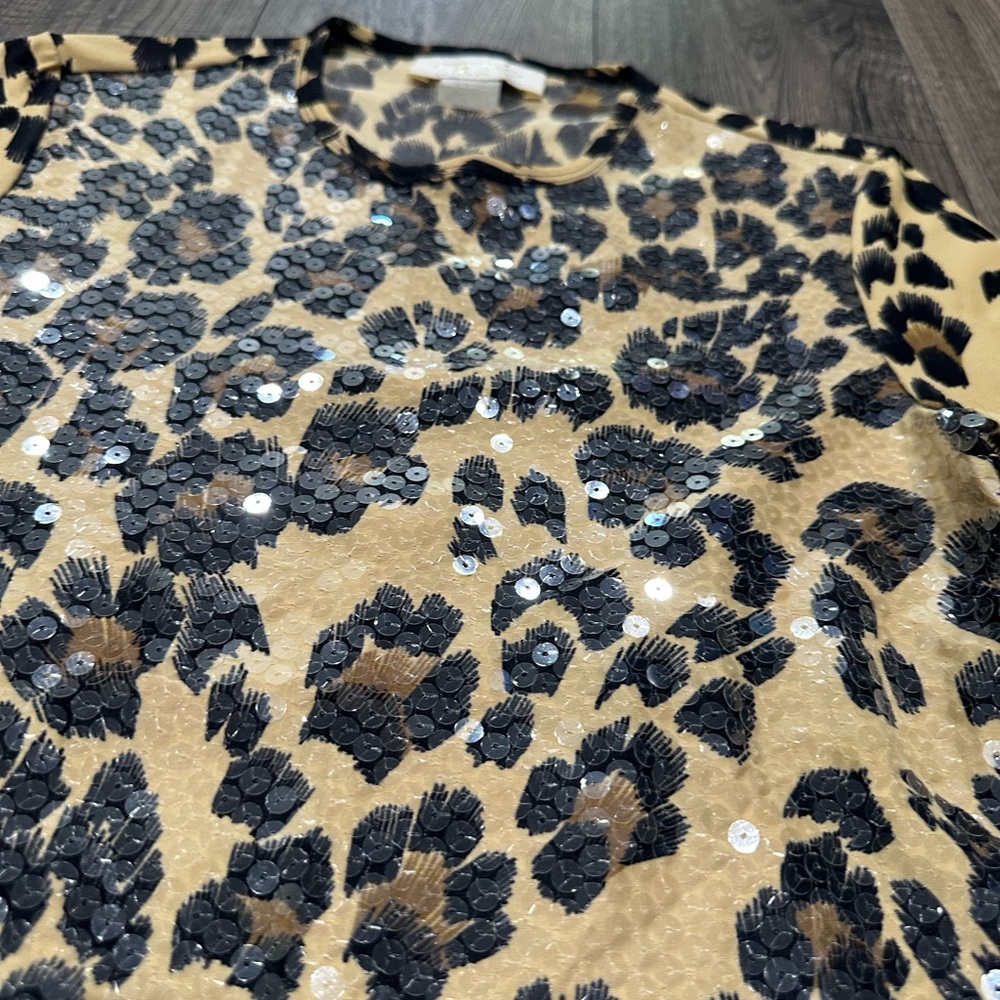 Cache Leopard Print Blouse - image 2